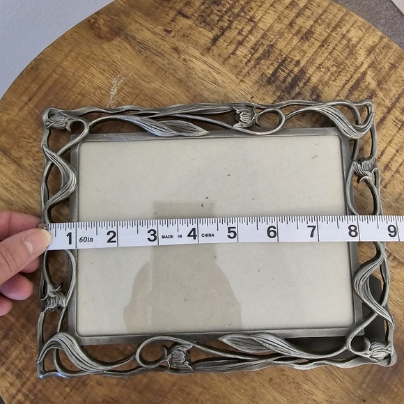 PHOTO FRAME Silver 5x7 Decorative - Picture 3 of 4